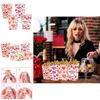 Love You Valentines Day Paper Popcorn Box With Cartoon Style For Party Decor And Gift