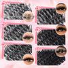 DIY Segmented D Curl Self-Adhesive Natural Thick False Eyelashes Set