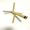 Natural Wood Parrot Swing Toy Rotating Ladder Parakeet Exercise Toy Rotating Ladder Toy  For Birds