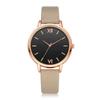 Leather Band Quartz Watch PU Strap Ladies Watch Minimalist Analog Watch  Formal Occasions