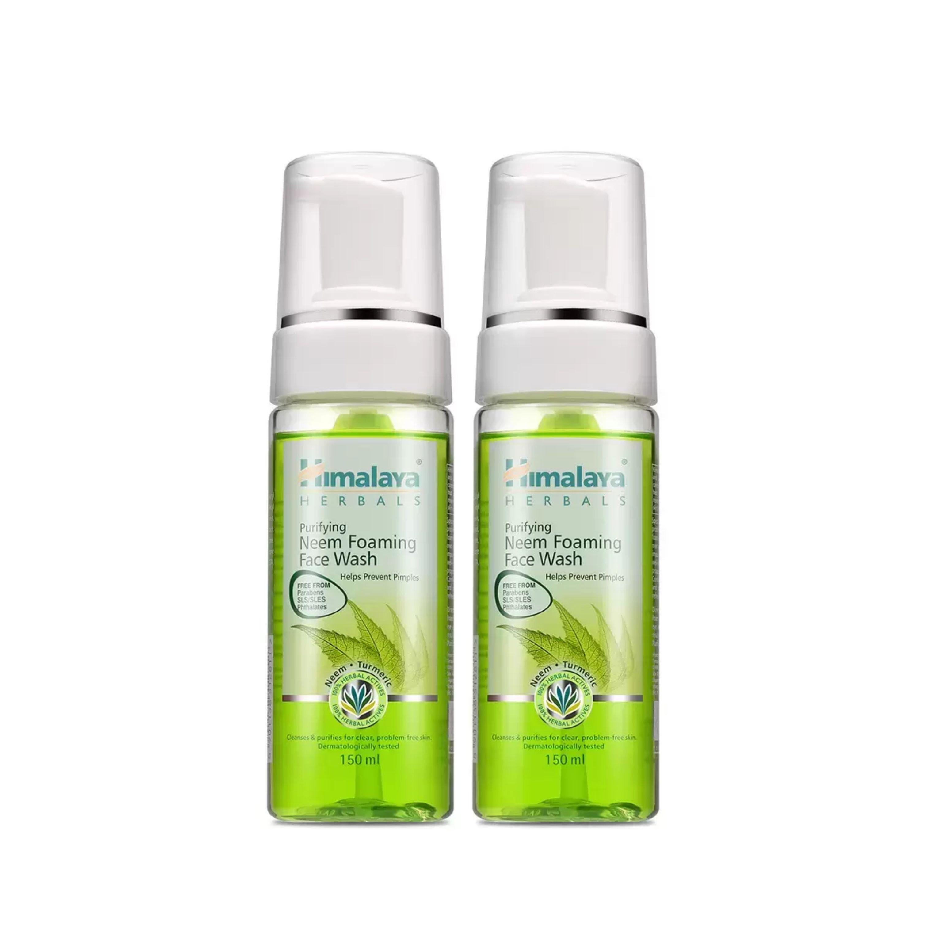 Himalaya Neem Foaming Face Wash 150ml X 2