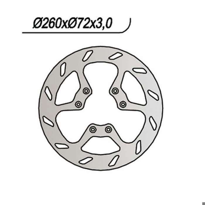 Motorrad-Festbremsscheibe NG Brake Disc DIS201
