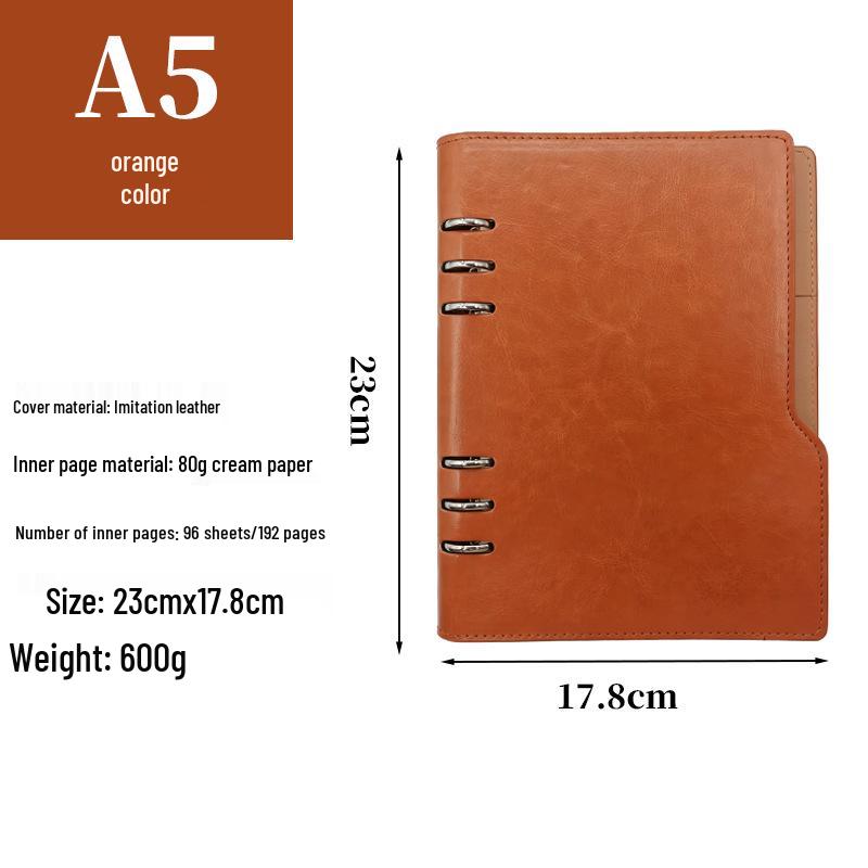 A5 Customizable Loose-leaf Business Notebook & Office Gift Set with Logo Printing Capability