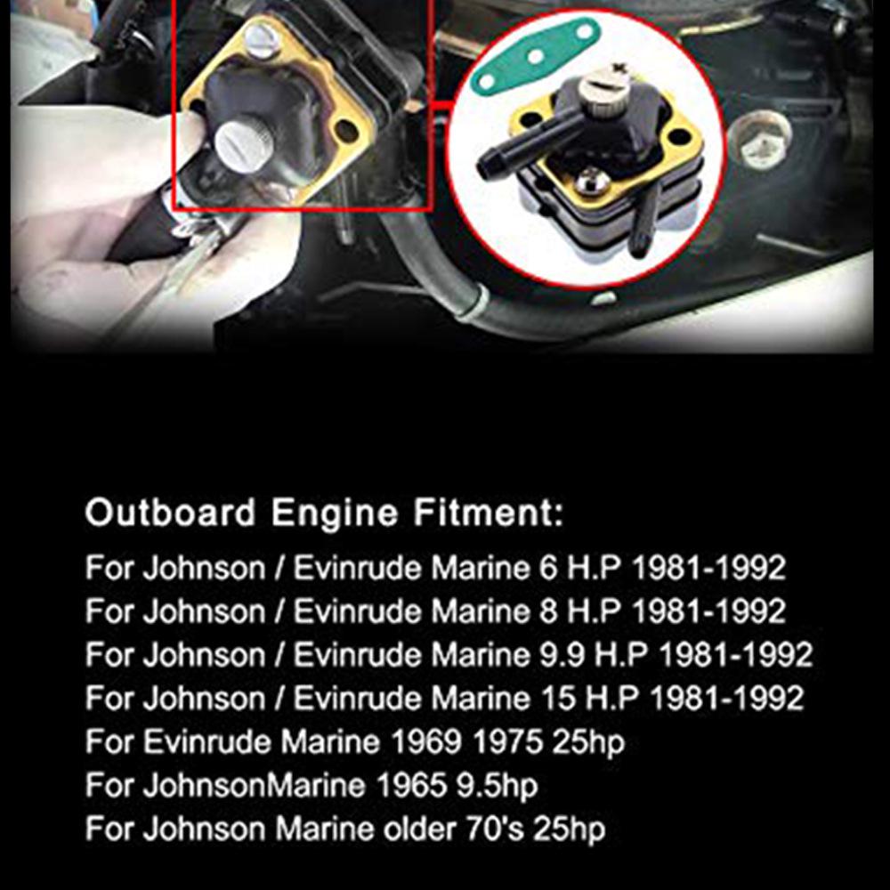 397274 9-35350 Fuel Pump for Johnson 18-7350 Outboard Engine