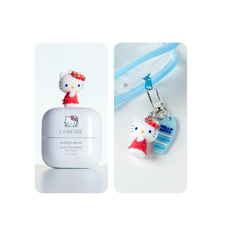 

LANEIGE Water Bank Blue Hyaluronic Gel Cream 50 мл + брелок HELLO KITTY Edition, Увлажнение, Kbeauty, корейская косметика, пробник