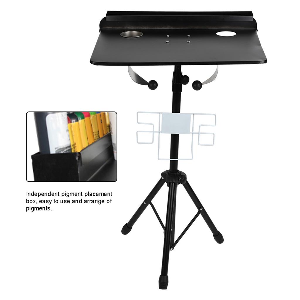Detachable Tattoo Mobile Work Station Stand Portable Adjustable Tattoo Desk Table