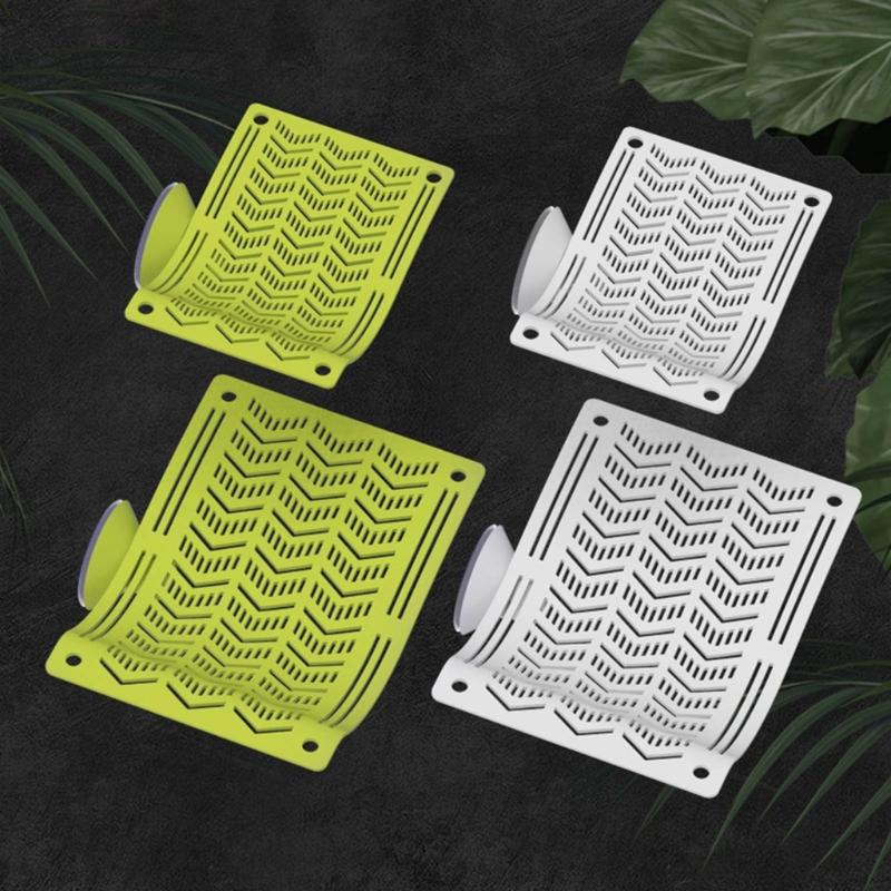 Elevated Reptiles Bedding ABS Climbing Perch With Powerful Suction Cups Lizards Lounger Hammock For Vivarium Decoration