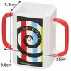 Skater DHP2 Foldable Drink Holder for Paper Cartons, Striped Design, Made In Japan