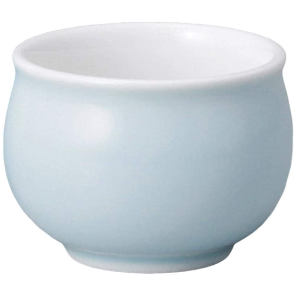 Sake Tokkuri and Ochoko x Celadon Lacquered Gorgeous Tokkuri Tokkuri and Sake Cup Set Mino Ware Ale-net Set, Set, 7.8 H14cm, 240cc, (Large), (2),