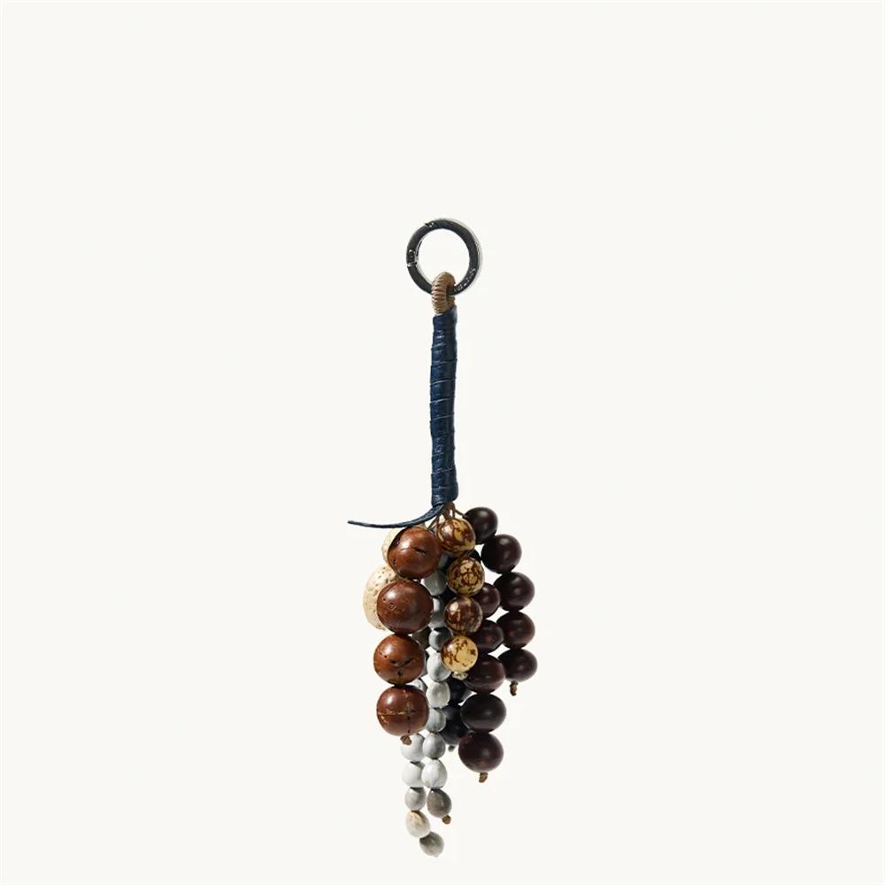 2025 Women's Popular Knitted Rope Keychain - Leather Rope Bag Pendant, Wallet Key Backpack Keyring Gift