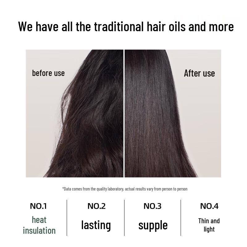 Odżywczy olejek do włosów chroniący przed ciepłem