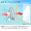 YAMAZEN YDS-CM30(W) Rechargeable Desk Fan with Mirror Fan and LED Light
