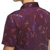 Short-Sleeve Shirt adidas Climacool Mesh Leaf Print Maroon J/M Q4572 KU1182