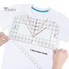 T-Shirt Positionierungswerkzeug Acryllineal-Führung T-Shirt-Waage Hitzepresse Hemd-Messzubehör Ausrichtung Präzision