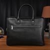Echtes Leder Herren Aktentasche Herren Handtasche Cross-Shoulder Crossbody Rindsleder Casual Computer Tasche