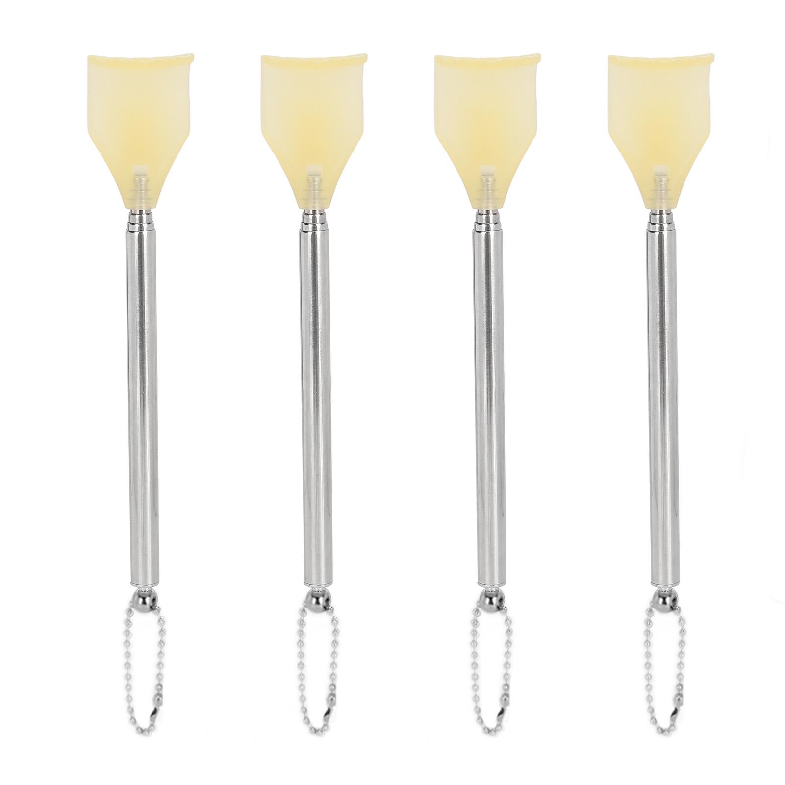 

4 шт. Раздвижная чесалка для спины для облегчения зуда, чесалка для спины из нержавеющей стали с длинной ручкой