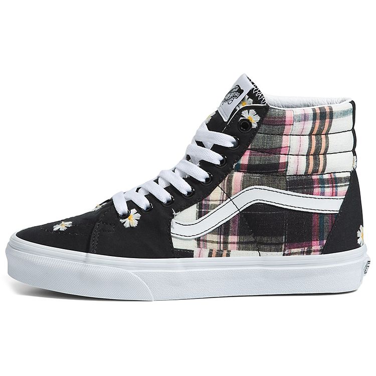 Vans Sk8 Casual High-Top Skate Shoes Unisex Sneakers Black White Pink VN0A7Q5NUUW