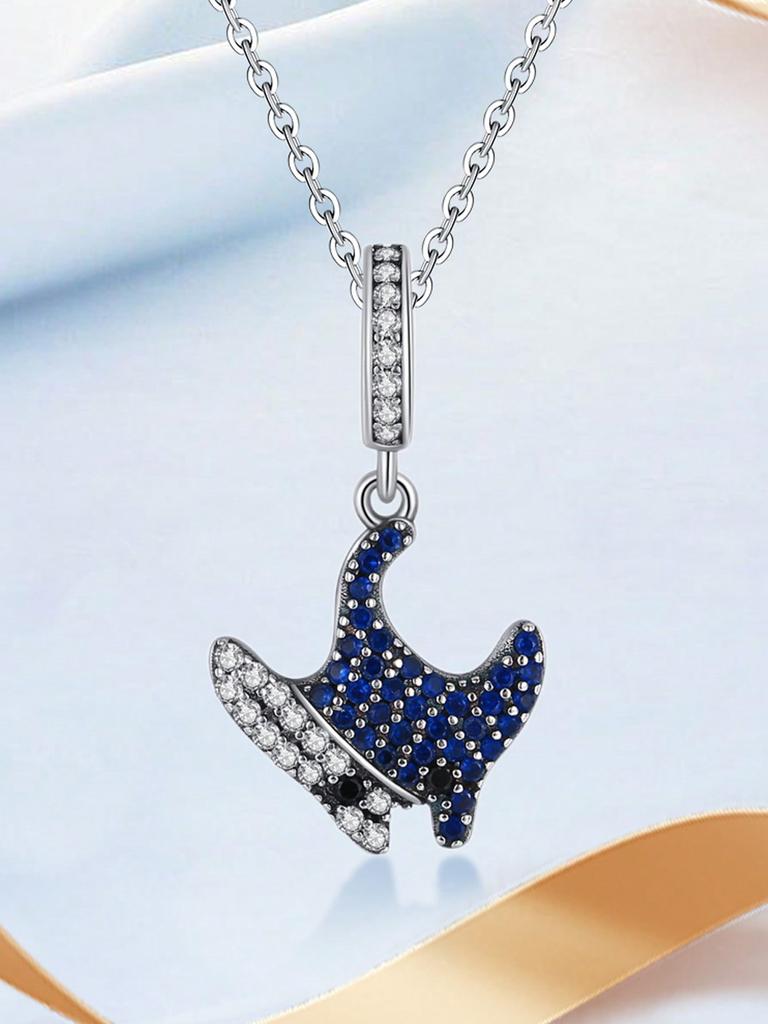 Blue Ocean Devil Fish Moon Stars Beads Charm Copper Plated Fit Charms Copperoriginal Bracelet For Jewelry Making Diy Charm