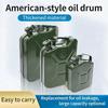 5L/10L Gasoline Tank Iron Car Spare Fuel Tank New Gas Can  Outdoor