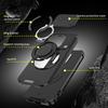 KEYSION 360° Rotating Ring Stand Phone Case for Xiaomi 17 Slide Camera Protection Magnetic Shockproof Back Cover for Xiaomi 17