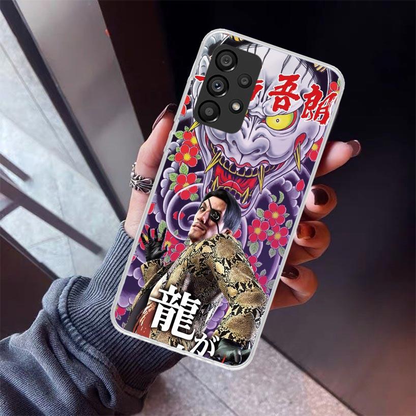 Yakuza 0 Game Phone Case For Samsung Galaxy A52 A51 A50S A32 A22 A12 A02S A72 A71 A31 A70 A30S Note 20 Ultra 10 Plus S10 Galaxy