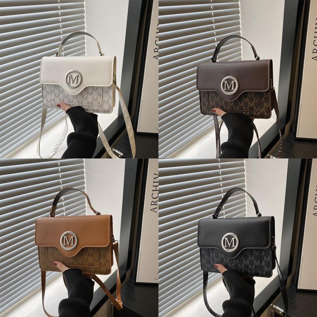 Letter Print Shoulder Bag Women Small Bag With Flap Closure For Daily Use Casual
