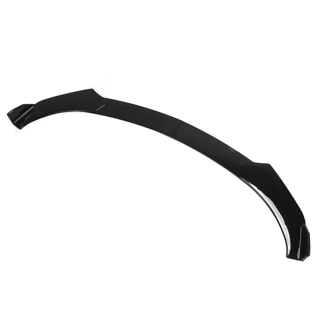 4PCS Front Bumper Lip Kit Spoiler Splitter Fourpart Form for Car Modification Front Bumper Protection(Glossy Black )