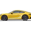 Car Side Stripes Graphics Checkered Flag Checkerboard Door Panel Decals,for Porsche 911 997 991 992 GT3 RS Turbo Carrera 4S