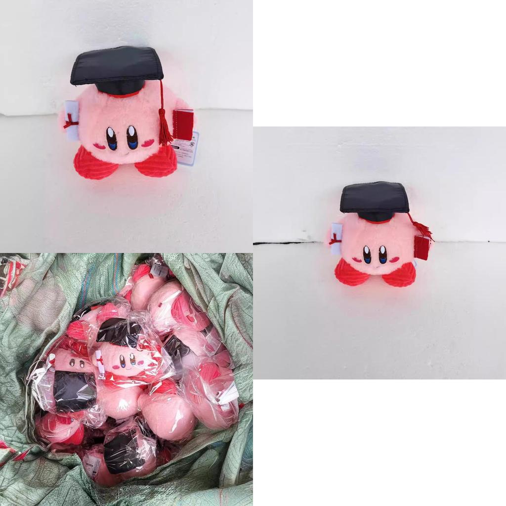 Graduation Gift Dr. Kirby Plush Toy Doll Claw Machine Doll 8-inch Short Plush Mouse Pp Cotton Stuffed Toy