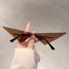 Rimless Triangle Sunglasses Men New Fashion Hip-hop Solid Color Outdoor Shades Women Trendy Brand Design Rave Sun Glasses