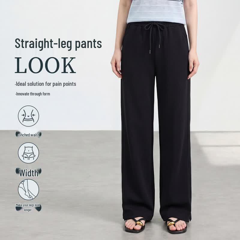 FivePlus Women s Versatile Straight-Leg Lounge Pants S
