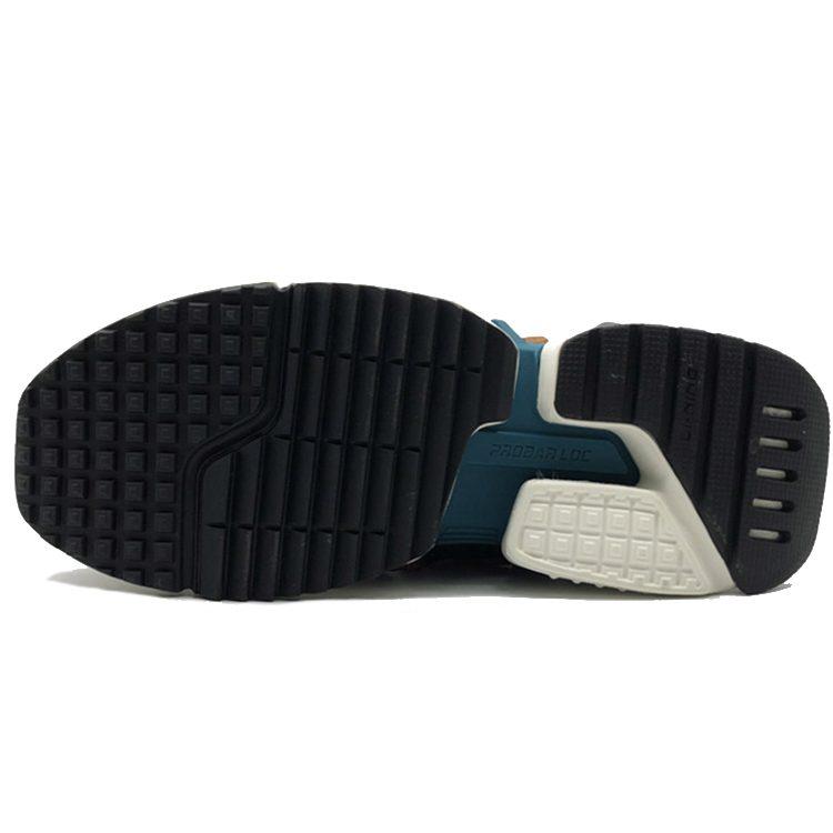 Li Ning Pan Gu 2019 New York Fashion Week Leather Slip Resistant Abrasion Resistant Low top Casual Shoes Men's Black AGLP075-9