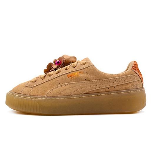 (WMNS) PUMA Platform Flower Tassel Brown Women s 369181-02 EU 38.5