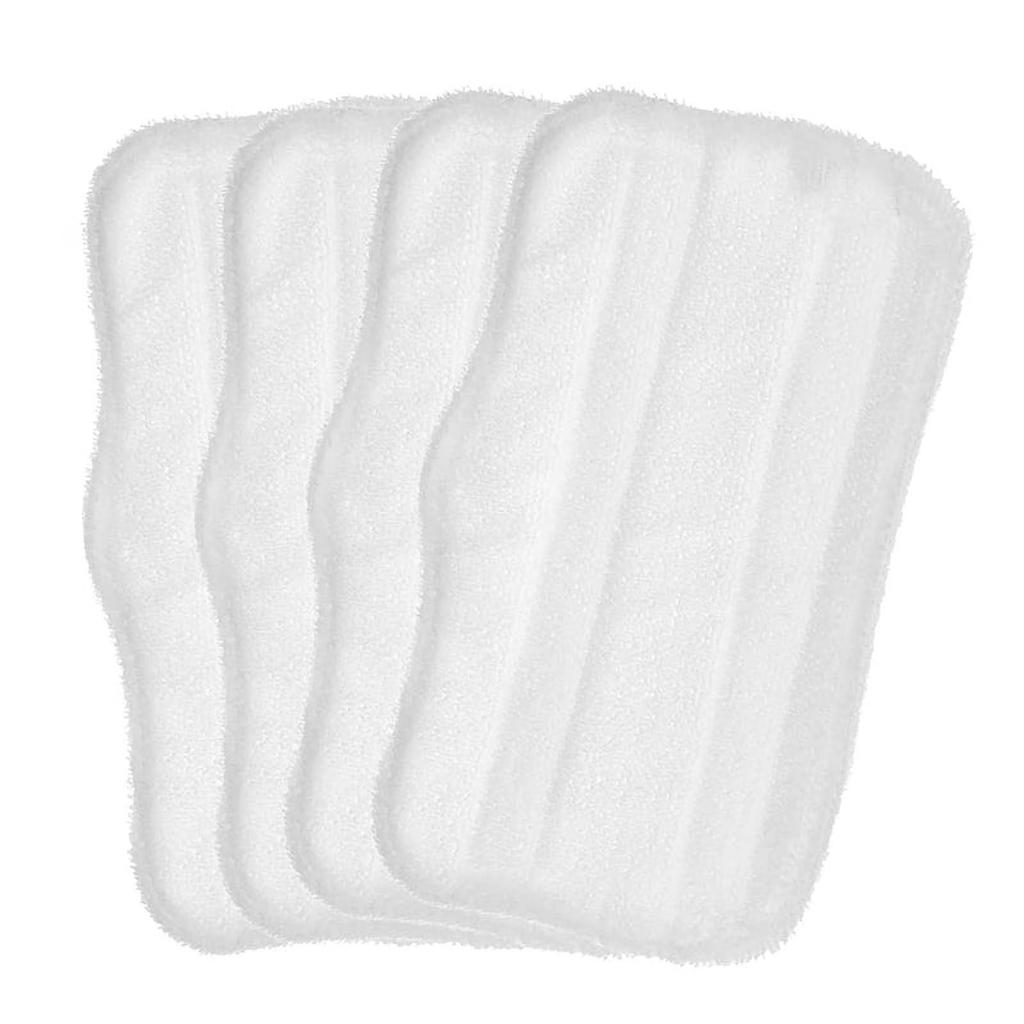 4 Pack Steam Mop Pads Replacement Washable Cleaning Pad Steamer Pad For Hard Floors