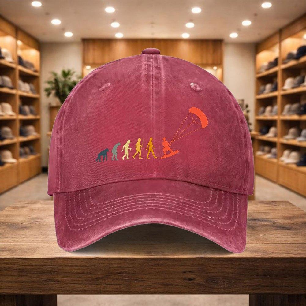pc Baseball Cap Casual Snapback Hat New Kite Surfing Style Versatile Adjustable Sports Cap Suitable for Vacation Travel St
