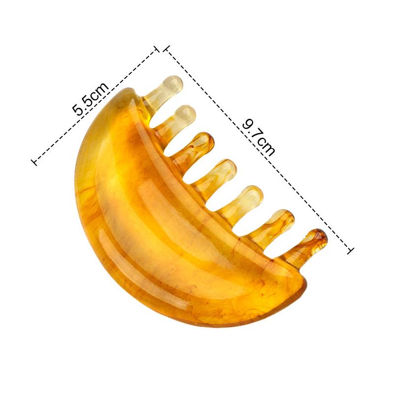 Scalp Relaxation Massage Comb Massage Facial Face Lifting Eye SPA Massage Plate Resin Multi-functional Scraper Tool Men Woman