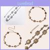 Vintage Metal Waist Chain With Geometric Design For Boho Style Women