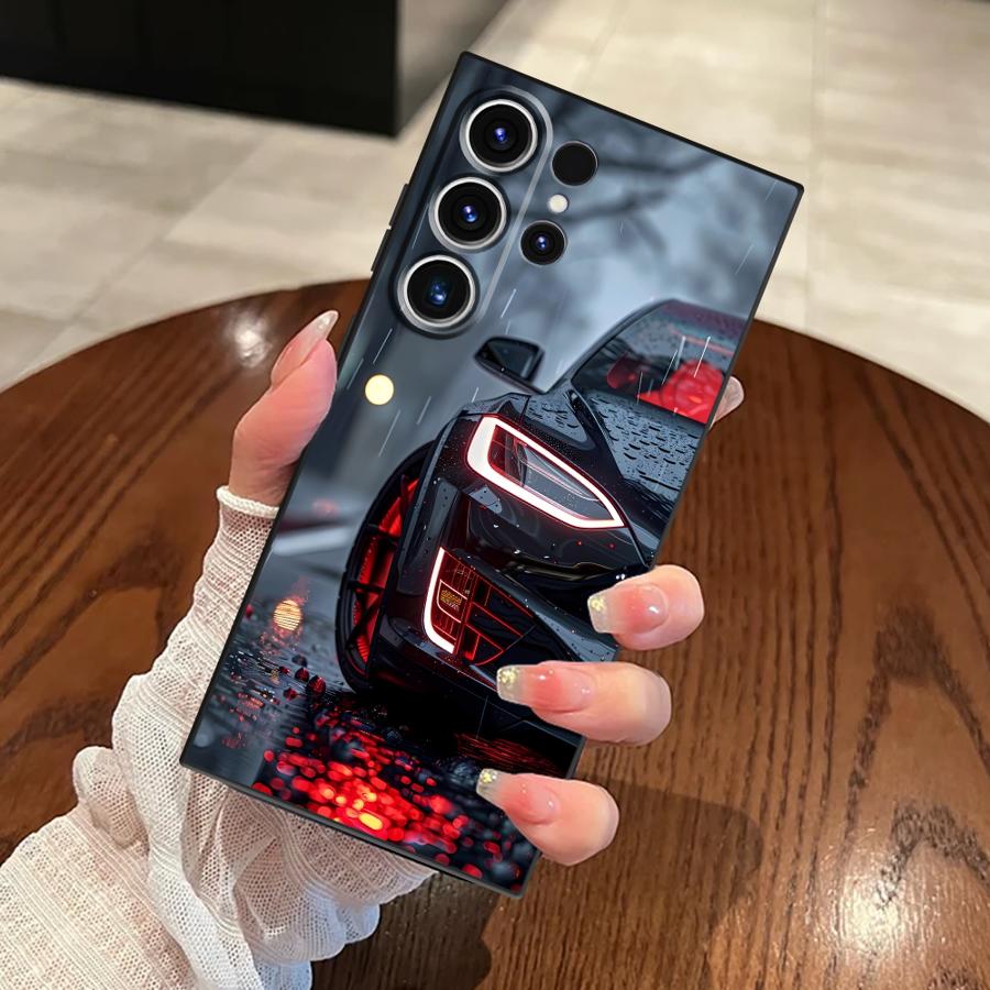 Case for Samsung Galaxy S26 S25 S10 S9 S24 Plus S21 FE S23 Note 20 8 9 10 S26 S20 Ultra Funda Phone Cover Cool Car Lights
