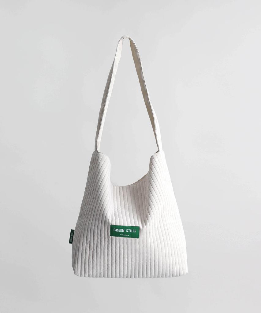 Green Stuff Simple Shopper Bag 62 Soft Quilted - Soy Beige