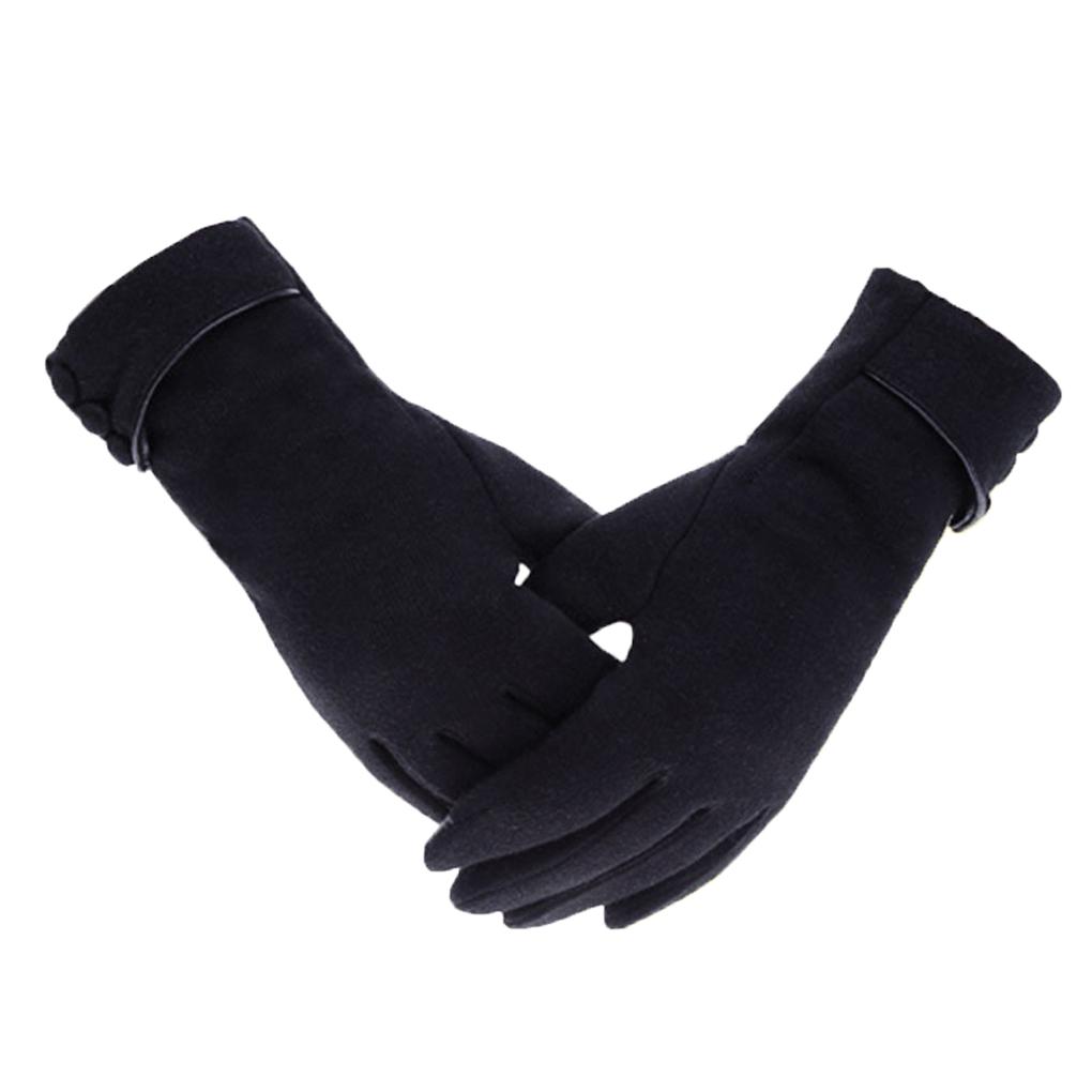 Winter Women Fleece Warm Keeping Screen Glove Outdoor Sport Riding Skiing