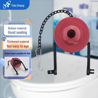 Old-Style Toilet Flapper Drain Valve Stopper