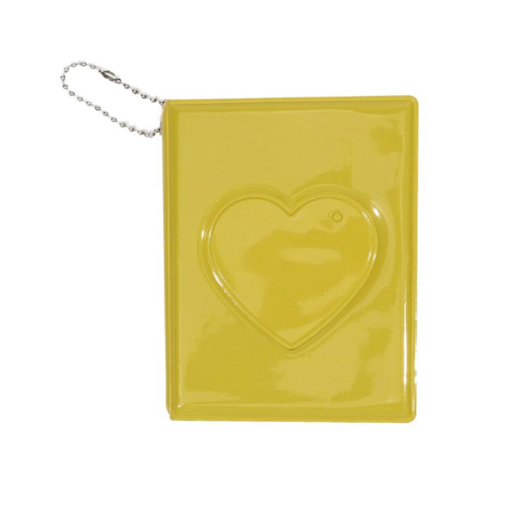 1piece 3 Inch Photocard Holder Heart Love Hollow Photo Album Card Binder Mini Idol Pictures Storage Case