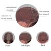 XINRAN Women Long Wavy Ombre Pink Wig Without Bangs Synthetic Fiber Natural Wavy Lace Front Cosplay Daily Wear Wig