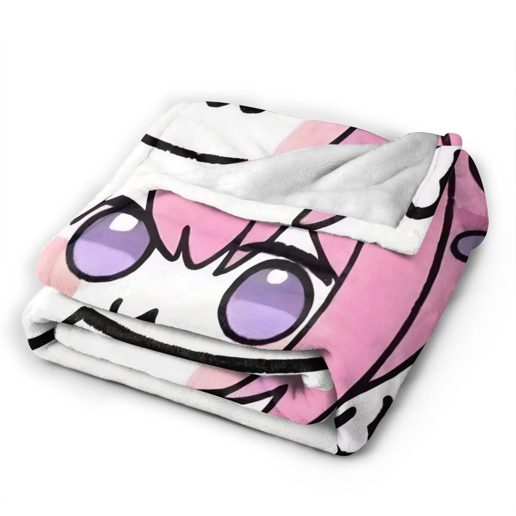 Cute Fanart N-Nikke DORO Flannel Blanket Winter  Soft Warm Throw Blanket for Girls Boys Living Room Graphic Bedspread Bed Cover