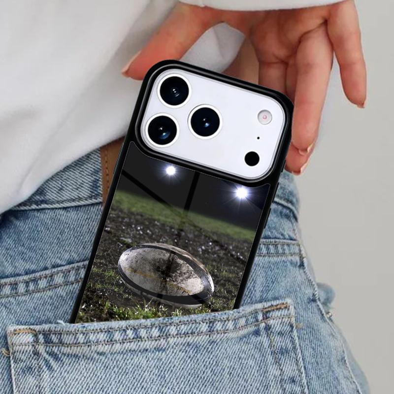 

Rugby Ball Kit Team Phone Case for iPhone 17ProMax 12 13 14 15 16e 17 Pro Max Plus Air Cover iPhone17 Pro Max