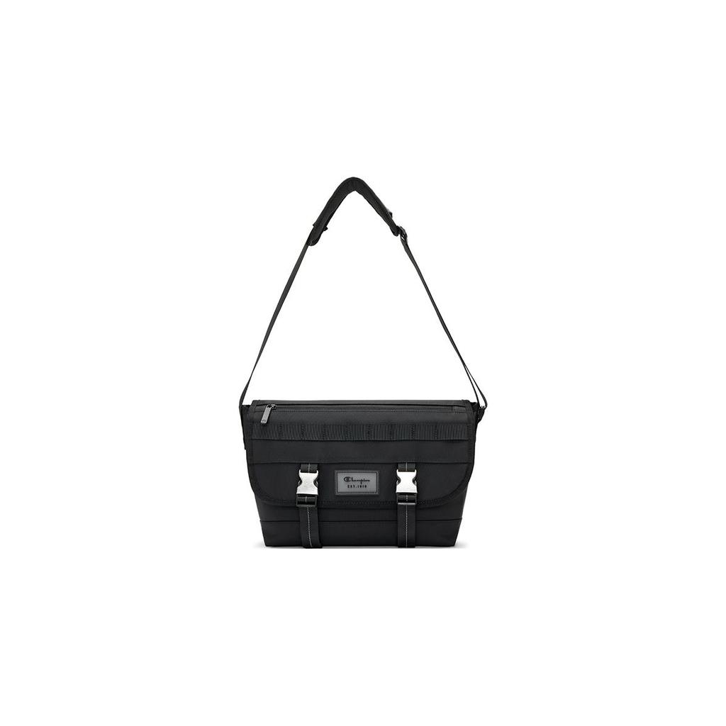 New Champion Fabric Messenger Bag, Shoulder Bag Small Unisex Cypress Green/Black U3CACPU08