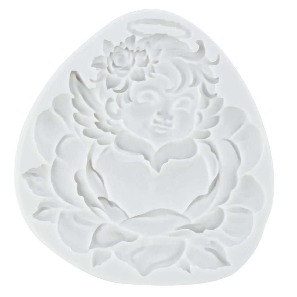 Angel Silicone Mold Angel Fondant Molds Cake Decorating Tools Cupcake Topper Candy Resin Clay Chocolate Gumpaste Mold
