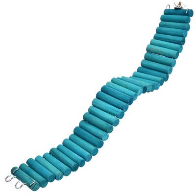 6*50CM Pet Hamster Parrot Climbing Soft Ladder Suspension Bridge Birds Toy