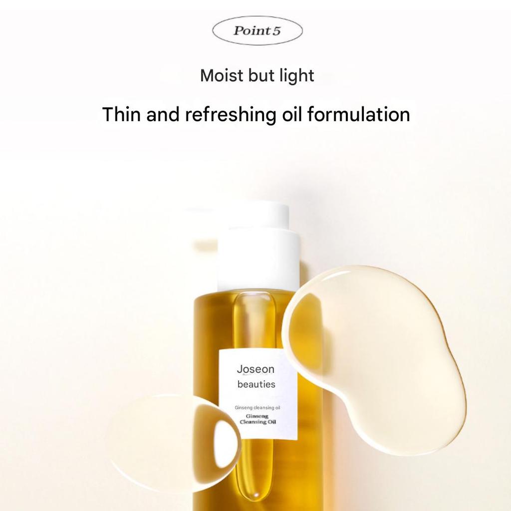 [Beauty of Joseon] Ginseng Cleansing Oil 210ml – Deep Pore Cleansing & Blackhead Care | Korean Skincare