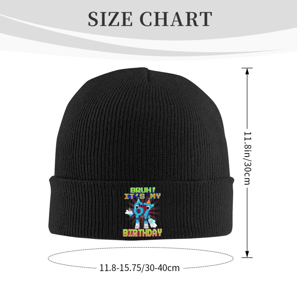 Bruh It's My Birthday 67 Six Seven 6-7 Funny Brainrot Hats Autumn Winter Skullies Beanies Ski  Cap Men Women Acrylic Knitted Hat